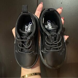 OshKosh carters baby infant boy 4m dress lace black shoes